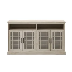 Transitional 4 Door Windowpane TV Stand For TVs Up To 65" - Saracina Home 23 Transitional 4 Door Windowpane TV Stand For TVs Up To 65" - Saracina Home -Cozy Living Sales Store GUEST 5d64fa4a 7170 414b abad cc72d8ce7fd1