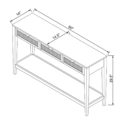 East Bluff Woven Drawer Console Table - Threshold™ Designed With Studio McGee 24 East Bluff Woven Drawer Console Table - Threshold™ Designed With Studio McGee -Cozy Living Sales Store GUEST 5fadeab1 5821 409f b35b 9dc3416e6dfc