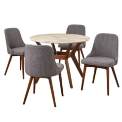 5pc Saville Dining Set Gray - Buylateral 11 5pc Saville Dining Set Gray - Buylateral -Cozy Living Sales Store GUEST 6142dde3 926b 4fd9 ab47 a4451177b684