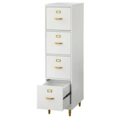 Dixie 4 Drawer Filing Cabinet White - Buylateral -Cozy Living Sales Store GUEST 633be0a5 65c9 44ce a738 5dc88597b2c5