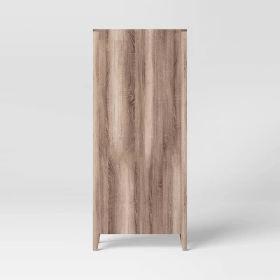 72" Carson 5 Shelf Bookcase With Doors - Threshold 3 72" Carson 5 Shelf Bookcase With Doors - Threshold - Image 3