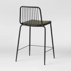 Set Of 2 Sodra Rounded Seat Wire Counter Height Barstool Black - Threshold™ 8 Set Of 2 Sodra Rounded Seat Wire Counter Height Barstool Black - Threshold™ -Cozy Living Sales Store GUEST 6b7f294e b01b 43f7 ab3c d0ae1779d18d