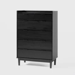 Mid-Century Modern Solid Wood 6 Drawer Vertical Dresser - Saracina Home 28 Mid-Century Modern Solid Wood 6 Drawer Vertical Dresser - Saracina Home -Cozy Living Sales Store GUEST 6d2c0779 4091 45d2 b54a 87bae790d2cd