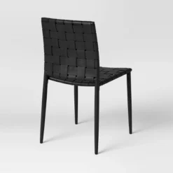 Wellfleet Woven Leather Metal Base Dining Chair - Threshold™ 10 Wellfleet Woven Leather Metal Base Dining Chair - Threshold™ -Cozy Living Sales Store GUEST 6d59ee03 4e98 40d3 8283 9f9d59e1aec5