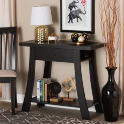 Herman Wood 1 Drawer Console Table - Baxton Studio 17 Herman Wood 1 Drawer Console Table - Baxton Studio -Cozy Living Sales Store GUEST 6dfb530e c57a 4610 b13b 931c5ecad9da