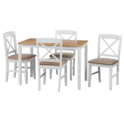 5pc Mason Rectangular Crossback Dining Set - Buylateral 11 5pc Mason Rectangular Crossback Dining Set - Buylateral -Cozy Living Sales Store GUEST 7342a34c 1497 4ab7 8776 db81ed7226d5