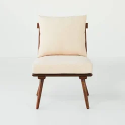 Spindle Back Accent Chair With Cushions Brown/Cream - Hearth & Hand™ With Magnolia 8 Spindle Back Accent Chair With Cushions Brown/Cream - Hearth & Hand™ With Magnolia -Cozy Living Sales Store GUEST 73f76910 42de 4f93 b7f9 c4d237cc0893