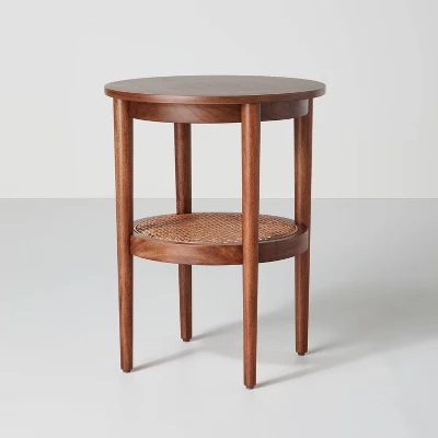 Wood & Cane Round Accent Side Table - Hearth & Hand™ With Magnolia 10 Wood & Cane Round Accent Side Table - Hearth & Hand™ With Magnolia - Image 10