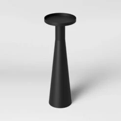 Alester Round Smooth Metal Drink Table Black - Threshold™ 3 Alester Round Smooth Metal Drink Table Black - Threshold™ -Cozy Living Sales Store GUEST 746e3c2e b677 4ebf b6cb c4924b33a8e8