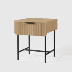 Modern Reeded 1 Drawer Side Table - Saracina Home 14 Modern Reeded 1 Drawer Side Table - Saracina Home -Cozy Living Sales Store GUEST 78d03fb1 5d5d 49fe b94e 5288da9b8868