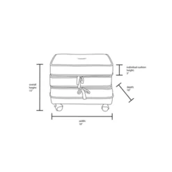 Marin Stackable Pouf With Casters - Opalhouse™ Designed With Jungalow™ 11 Marin Stackable Pouf With Casters - Opalhouse™ Designed With Jungalow™ -Cozy Living Sales Store GUEST 7b9ecb5e 9626 4b0f abc1 fd2c0a06f868