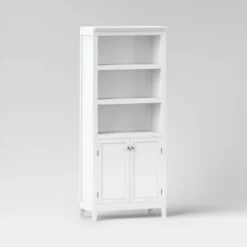 72" Carson 5 Shelf Bookcase With Doors - Threshold 17 72" Carson 5 Shelf Bookcase With Doors - Threshold -Cozy Living Sales Store GUEST 7d13a320 a881 4623 87ab 176b8890729a