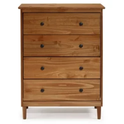 Stiva Classic Mid-Century Modern Vertical 4 Drawer Dresser - Saracina Home 9 Stiva Classic Mid-Century Modern Vertical 4 Drawer Dresser - Saracina Home -Cozy Living Sales Store GUEST 7d52ef34 1e46 4920 a3a1 34d91177eaef