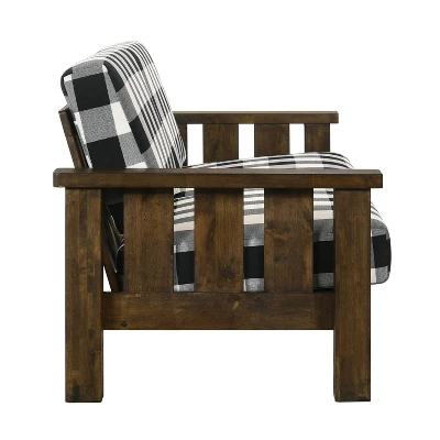 Jovie Gingham Rustic Sofa - HOMES: Inside + Out 2 Jovie Gingham Rustic Sofa - HOMES: Inside + Out - Image 2