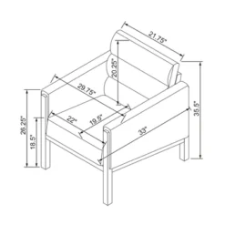 Faux Leather Upholstered Accent Arm Chair - Cognac - Hearth & Hand™ With Magnolia 15 Faux Leather Upholstered Accent Arm Chair - Cognac - Hearth & Hand™ With Magnolia -Cozy Living Sales Store GUEST 7e6bfbad 94b5 4f19 9cf6 287fe7dd4aa9