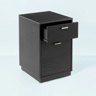 Grooved Wood 2-Drawer Vertical Filing Cabinet - Hearth & Hand™ With Magnolia 3 Grooved Wood 2-Drawer Vertical Filing Cabinet - Hearth & Hand™ With Magnolia - Image 3