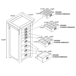 Delia Jewelry Armoire Brown - Powell Company 29 Delia Jewelry Armoire Brown - Powell Company -Cozy Living Sales Store GUEST 83671e5f f20a 4898 93ee 3b153b1c74be
