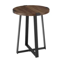 Wrightson Urban Industrial Faux Wrap Leg Round Side Table - Saracina Home 16 Wrightson Urban Industrial Faux Wrap Leg Round Side Table - Saracina Home -Cozy Living Sales Store GUEST 85175990 d6ce 4a98 b921 b0ae1f64a193