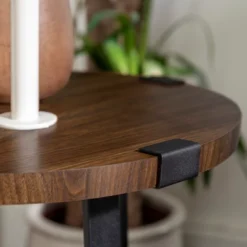 Wrightson Urban Industrial Faux Wrap Leg Round Side Table - Saracina Home 18 Wrightson Urban Industrial Faux Wrap Leg Round Side Table - Saracina Home -Cozy Living Sales Store GUEST 8b163bfb ed61 4eae b38d ce911ea026a1