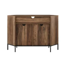 Atticus Modern Farmhouse 2 Door Corner TV Stand For TVs Up To 55" Rustic Oak - Saracina Home 14 Atticus Modern Farmhouse 2 Door Corner TV Stand For TVs Up To 55" Rustic Oak - Saracina Home -Cozy Living Sales Store GUEST 900f6adf 45c0 46b7 af93 6ba1b19d3f99