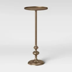 Londonberry Turned Accent Table Brass - Threshold 11 Londonberry Turned Accent Table Brass - Threshold -Cozy Living Sales Store GUEST 9015dc52 48a8 4cd2 9191 c3c1cce8e7c2