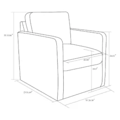 Pinetops Swivel Base Accent Chair - Threshold™ 13 Pinetops Swivel Base Accent Chair - Threshold™ -Cozy Living Sales Store GUEST 9122e1e1 4b4a 4722 a4d8 a5610912f064