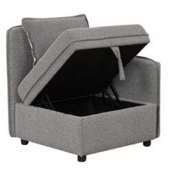 122.8" Minimalist Convertible Modular Sofa, Upholstered Sectional Sofa Couch With 5 Pillows-ModernLuxe 24 122.8" Minimalist Convertible Modular Sofa, Upholstered Sectional Sofa Couch With 5 Pillows-ModernLuxe -Cozy Living Sales Store GUEST 91e3b404 7796 44c2 a384 ec2063b2ed7a