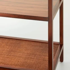 70" 5-Shelf Wood & Cane Transitional Vertical Bookshelf - Brown - Hearth & Hand™ With Magnolia 9 70" 5-Shelf Wood & Cane Transitional Vertical Bookshelf - Brown - Hearth & Hand™ With Magnolia -Cozy Living Sales Store GUEST 9214bcad 603a 47ea 8140 53b4518fb952