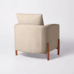 Elroy Faux Shearling Accent Chair With Wood Legs - Threshold™ Designed With Studio McGee 14 Elroy Faux Shearling Accent Chair With Wood Legs - Threshold™ Designed With Studio McGee -Cozy Living Sales Store GUEST 9253b8cf 4e11 4a1b aeb0 11fec1e0f29d