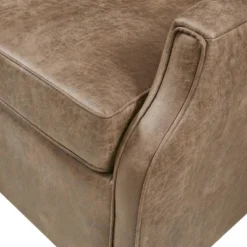 Glaser Faux Leather Swivel Chair Brown - Madison Park 13 Glaser Faux Leather Swivel Chair Brown - Madison Park -Cozy Living Sales Store GUEST 92c1f2c5 cf89 4793 80ef f7b93b389957