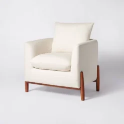 Elroy Faux Shearling Accent Chair With Wood Legs - Threshold™ Designed With Studio McGee 20 Elroy Faux Shearling Accent Chair With Wood Legs - Threshold™ Designed With Studio McGee -Cozy Living Sales Store GUEST 92cdde9c f944 4b57 a938 462963d536a2