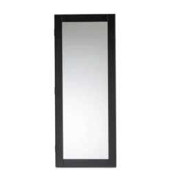 Pontus Wood Wall-Mountable Jewelry Armoire With Mirror - Baxton Studio -Cozy Living Sales Store GUEST 9488f926 5a5d 482e b385 f9131bb5d901