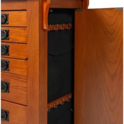 Delia Jewelry Armoire Brown - Powell Company 24 Delia Jewelry Armoire Brown - Powell Company -Cozy Living Sales Store GUEST 95bfe438 f7a8 49a2 adec 9f7eeb134cab