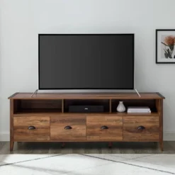 4 Drawer Farmhouse TV Stand For TVs Up To 80" - Saracina Home 17 4 Drawer Farmhouse TV Stand For TVs Up To 80" - Saracina Home -Cozy Living Sales Store GUEST 96a5e6bf bea8 466a b714 93192818c2e9