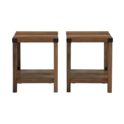 Set Of 2 Sophie Rustic Farmhouse X Frame Side Tables - Saracina Home 20 Set Of 2 Sophie Rustic Farmhouse X Frame Side Tables - Saracina Home -Cozy Living Sales Store GUEST 97d1aae4 b5cf 4310 ae80 df5ce5fb7d85