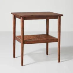 Wood & Cane Square Accent Side Table - Hearth & Hand™ With Magnolia 19 Wood & Cane Square Accent Side Table - Hearth & Hand™ With Magnolia -Cozy Living Sales Store GUEST 9bbf67fe f923 4dc6 a0b9 a19f79ce460c