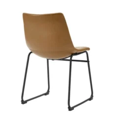 Set Of 2 Laslo Modern Upholstered Faux Leather Dining Chairs - Saracina Home 16 Set Of 2 Laslo Modern Upholstered Faux Leather Dining Chairs - Saracina Home -Cozy Living Sales Store GUEST 9c08c6e5 09f4 403a 844a a5fe7811db86