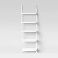 72" Loring 5 Shelf Leaning Bookshelf - Threshold™ 17 72" Loring 5 Shelf Leaning Bookshelf - Threshold™ -Cozy Living Sales Store GUEST a23b32cc a606 41b2 a0b1 43ad83a8d609