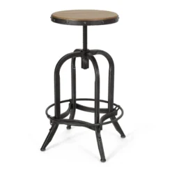 2pc Farmdale Industrial Firwood Adjustable Height Swivel Counter Height Barstools Antique Natural/Pewter - Christopher Knight Home 11 2pc Farmdale Industrial Firwood Adjustable Height Swivel Counter Height Barstools Antique Natural/Pewter - Christopher Knight Home -Cozy Living Sales Store GUEST a3ad2250 e107 46f8 b155 fb14e222957c