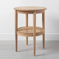 Wood & Cane Round Accent Side Table - Hearth & Hand™ With Magnolia 21 Wood & Cane Round Accent Side Table - Hearth & Hand™ With Magnolia -Cozy Living Sales Store GUEST a47b2b48 7b15 4cfc b563 12ea4809872c