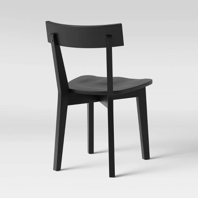 Set Of 2 Bombelli Modern Dining Chair Black - Threshold™ 4 Set Of 2 Bombelli Modern Dining Chair Black - Threshold™ - Image 4