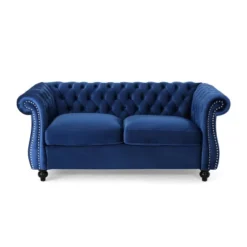 Somerville Traditional Chesterfield Loveseat - Christopher Knight Home -Cozy Living Sales Store GUEST a71c480e 9993 42a6 b607 c18e95e644de