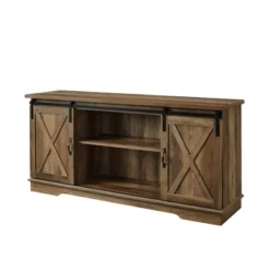 Modern Transitional Sliding Barndoor TV Stand For TVs Up To 65"- Saracina Home 38 Modern Transitional Sliding Barndoor TV Stand For TVs Up To 65"- Saracina Home -Cozy Living Sales Store GUEST a8e3aaa4 53bc 4379 adde 6b8386c5e4e1