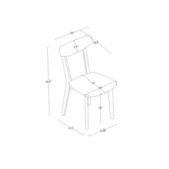 Astrid Mid-Century Dining Chairs - Threshold™ -Cozy Living Sales Store GUEST a9ca3eee 4e1b 44cc 9434 431437e4e776