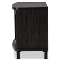Walda Wood Cabinet With 2 Sliding Doors And 1 Drawer TV Stand For TVs Up To 60" Dark Brown/Gray - Baxton Studio 6 Walda Wood Cabinet With 2 Sliding Doors And 1 Drawer TV Stand For TVs Up To 60" Dark Brown/Gray - Baxton Studio -Cozy Living Sales Store GUEST a9f3082a 02d0 4002 85ec 5f32d6967b94