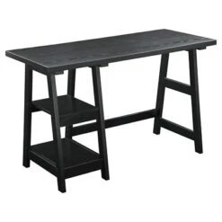 Designs2Go Trestle Desk With Shelves - Breighton Home 22 Designs2Go Trestle Desk With Shelves - Breighton Home -Cozy Living Sales Store GUEST aa86743b 8e79 40c2 a6bb 7fbdc03f49ae