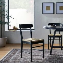 Cozy Living Sales Store 24 Logan Wood Dining Chair With Woven Seat - Threshold™ Designed With Studio McGee