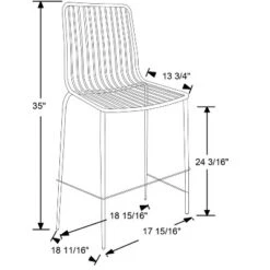 Set Of 2 Sodra Rounded Seat Wire Counter Height Barstool Black - Threshold™ 9 Set Of 2 Sodra Rounded Seat Wire Counter Height Barstool Black - Threshold™ -Cozy Living Sales Store GUEST aba0b7b0 e031 40e5 a117 6b6b5d67048f