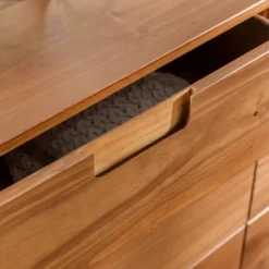 Mid-Century Modern Groove Wood 6 Drawer Dresser - Saracina Home 30 Mid-Century Modern Groove Wood 6 Drawer Dresser - Saracina Home -Cozy Living Sales Store GUEST acae644a 11b4 4991 825d c7f6901a557e