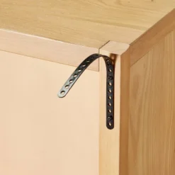 Grooved Wood With Glass 2-Door Cabinet - Natural - Hearth & Hand™ With Magnolia 10 Grooved Wood With Glass 2-Door Cabinet - Natural - Hearth & Hand™ With Magnolia -Cozy Living Sales Store GUEST ad828782 66cb 4ad3 92bb c319b1b88f26